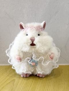 はむにぎり用 ハンドメイド 編み物 フリル付きバブーシュカ | Shop at