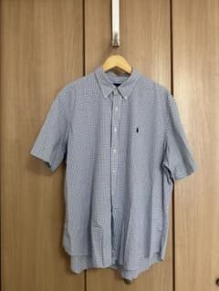 Ralph Lauren 半袖シャツ XXL 青白チェックのサムネイル