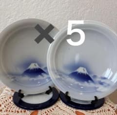 深川製磁皿 富士山 5セット - メルカリ
