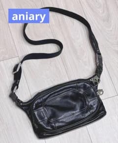 【SALE】【美品】aniary タートル ボディバッグ ブラック 初期型 廃盤 SALE】【美品】aniary タートル ボディバッグ ブラック 初期型 廃盤