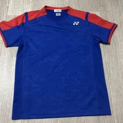 YONEX　ヨネックス　ゲームシャツ　ユニフォーム　ブルー　Lのサムネイル