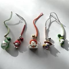 レア 新潟・栃木・群馬・尾瀬・福井限定 ご当地キティ ストラップ 5点