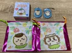 ちいかわ 映画 エニマイくじグッズセット くりまんじゅう×シーサー ぬい巾着キーのサムネイル