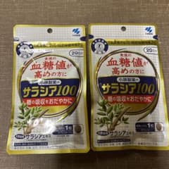 小林製薬のサラシア100 60粒　20日分×2袋のサムネイル