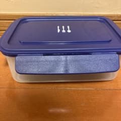 栗原はるみ タイトフードコンテナ 1300ml ネイビーのサムネイル