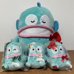 ハンギョドン　ぬいぐるみ　スーパーラージ　ラッピングリボン　4点セット