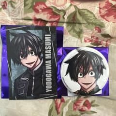 桃源暗鬼 C107 コミケ 淀川真澄 缶バッジ キャラカード 2点セット