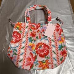 未使用品 フェイラー FEILER チロリアンフラワー 巾着バッグ web限定色 