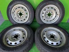 185/70R14 DUNLOP スタッドレス スチールホイール4本№99893 - メルカリ