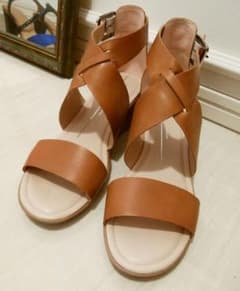 美品 ECCO エコー レザー 本革 サンダル  23.5cmのサムネイル