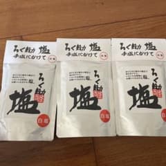 ろく助塩 白塩 130g 3袋セット - メルカリ
