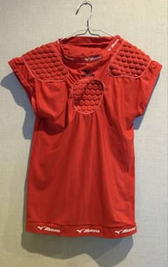 Mizuno ラグビー用 プロテクター レッド　XLのサムネイル
