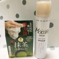 Mocchi SKIN モッチスキン吸着泡洗顔 150g・抹茶洗顔石けんのサムネイル