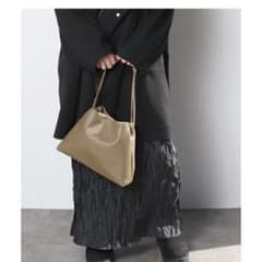 meri ミーリー　ジャパンメイドリアルレザーバッグ　キャメルのサムネイル