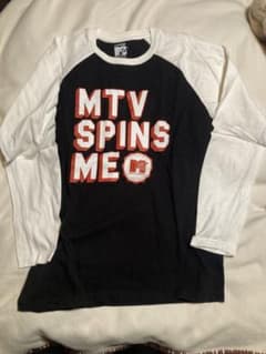 MTV SPINS ME 3/4 Sleeve Cut and Sew Top, Size M, Raglan