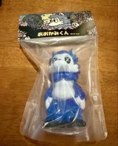 おおかみくん　Night Blueソフビ　あらいきりこ　個展　theater おおかみくん あらいきりこ Night Blueソフビ 個展 theater - メルカリ