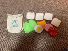 いないいないばぁ　おままごと　ワンワンうーたん　サンドウィッチ　おまけたい焼き⭐︎のサムネイル