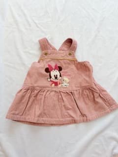 Disney 미니 점퍼 스커트 복고풍 빈티지 코듀로이