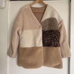 ROSE BUD ミックスファーコート リバーシブル仕様のサムネイル