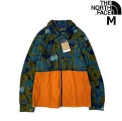 新品　THE NORTH FACE フリースジャケット M カモ　紺 迷彩柄のサムネイル