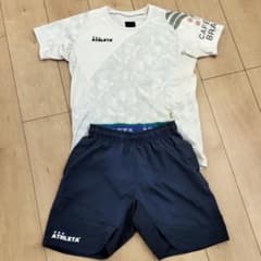 160★アスレタ　サッカー　フットサル　ウエア　上下セットのサムネイル