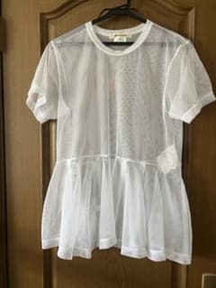 COMME des GARCONS メッシュ ペプラム 半袖 Tシャツ M COMME des GARCONS メッシュ ペプラム 半袖 Tシャツ M - メルカリ