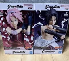 NARUTO疾風伝 うちはサスケ 春野サクラ 4個セット NARUTO-ナルト- 疾風伝 Grandista-HARUNO SAKURA ＆ UCHIHA SASUKE