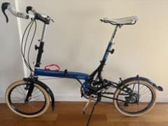 Bike Friday tikit 折りたたみ自転車 青 - メルカリ