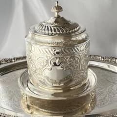 【Lee & Wigfull 】ビクトリアンのビスケットバレル /クッキージャー Lee & Wigfull 】ビクトリアンのビスケットバレル /クッキージャー