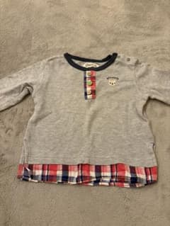 piccolo 長袖Tシャツ 70cm 重ね着風のサムネイル