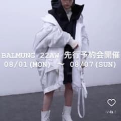 最終価格】BALMUNG 重ねハイネックビッグパーカー - メルカリ