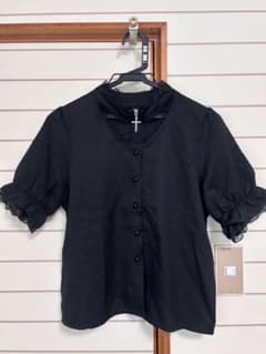 mars choker blouse, cross design, jirai-kei (landmine style), mass-produced style.