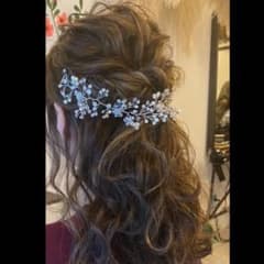 小枝モチーフ ウェディング ヘッドドレスのサムネイル