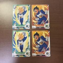 ドラゴンボールスーパーダイバーズ ベジータ 4枚セットのサムネイル