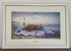 イロナ・ガンソヴスカヤ「バルトの海辺」版画 額装 インテリア 静物画