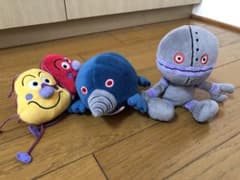 ぬいぐるみ　だだんだん　もぐりん　かびるんるんのサムネイル
