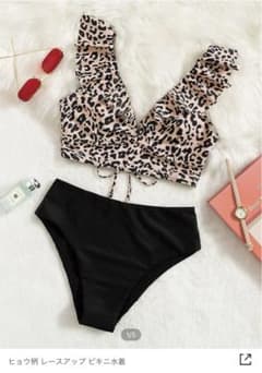 SHEIN ヒョウ柄水着Mのサムネイル