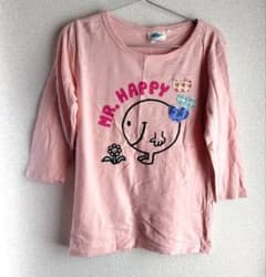 Mr. Men Little Miss ピンク 七分袖 Tシャツのサムネイル