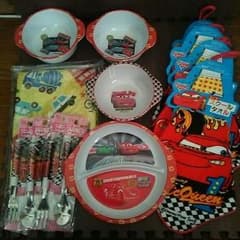 保育園・幼稚園入園セット♡新品カーズランチセット・ループ付タオル・レジャーシートのサムネイル
