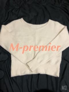 M-premier  フェレットニット  オフホワイトのサムネイル