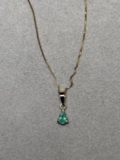 天然パライバトルマリン 0.225ct ブラジル産 K18YGペンダントヘッド 