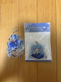 SNOW MIKU 2019 2017아크릴 키링 2종 세트 머그컵