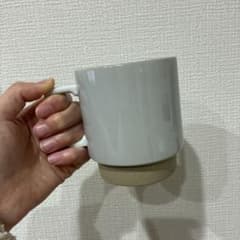 ACTUS ホワイト 陶器製マグカップ Made in Japanのサムネイル