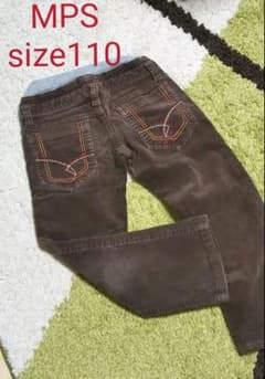 【MPS】size110  コーデュロイパンツ♪のサムネイル