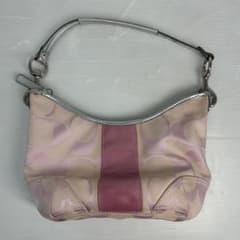 ☆COACH ☆ピンク シグネチャー ショルダーバッグ M0994-F13284のサムネイル