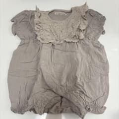 バースデイ グレー ロンパース レース 50cm 60cmのサムネイル