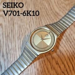 SEIKO セイコー V701-6K10 電池新品 ゴールド - メルカリ