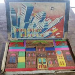 古道具　レトロ　積み木のサムネイル
