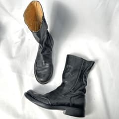 Vintage archive イタリア製 サイドジップ ブーツ ブラック