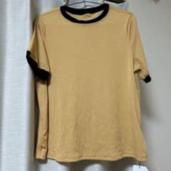 リンガーTシャツ イエロー×ブラックのサムネイル